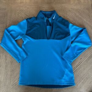 Nike Blue Quarter-Zip Sweatshirt